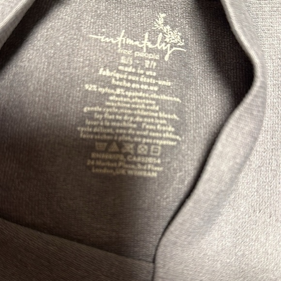 Free People Intimately Seamless Bike Shorts Heather Gray Womens Size XS/S - Picture 2 of 2